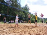 Pludmales volejbola 3 kārtas sacensības Irlavā 15 jūlijā. 